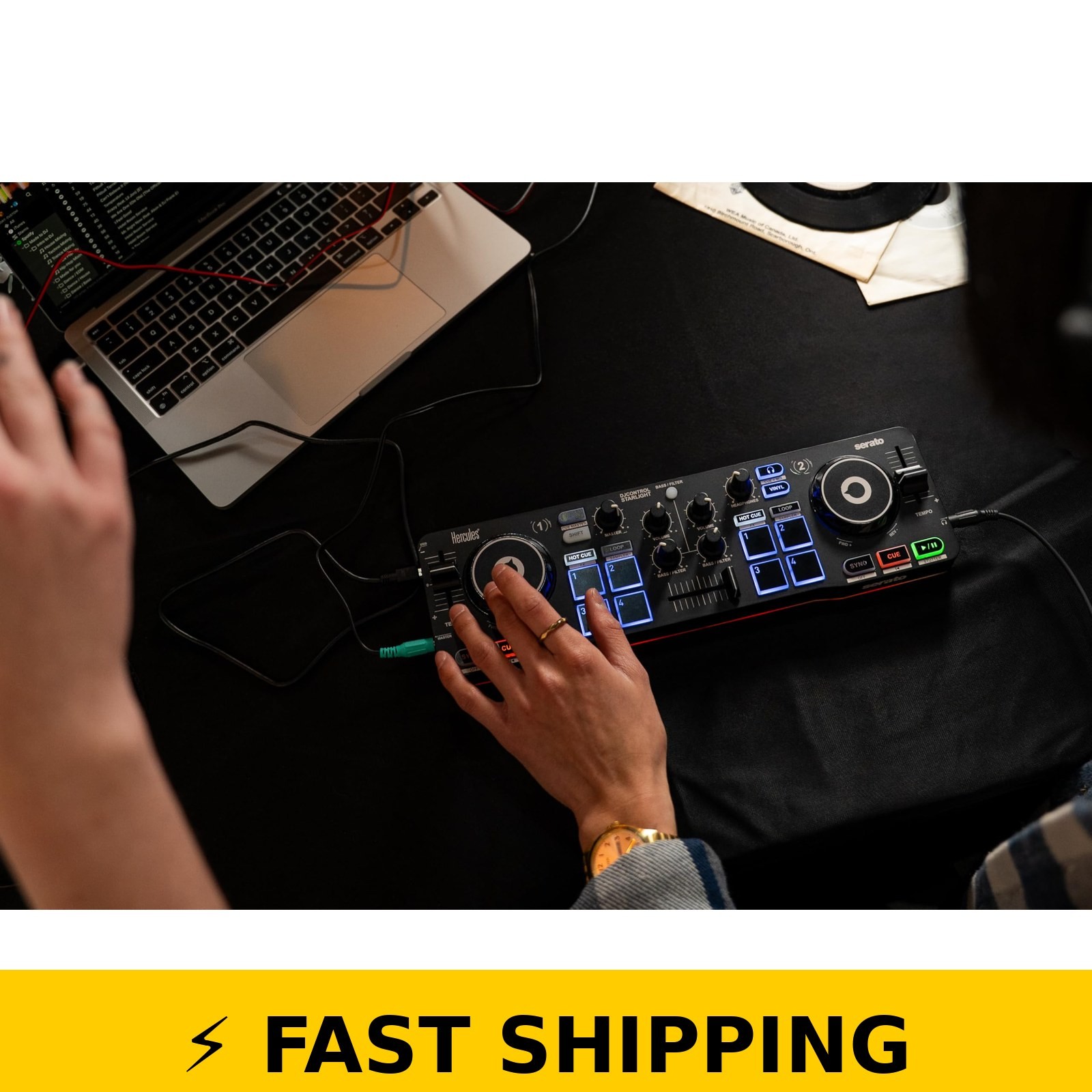Hercules Starlight DJ Controller 4780884 - Black