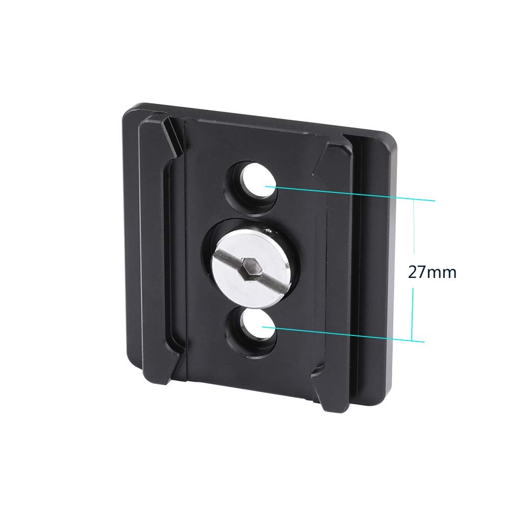 Sliding Mount Quick Release Plate DSLR Camera Cage Compatible ARCA Swiss