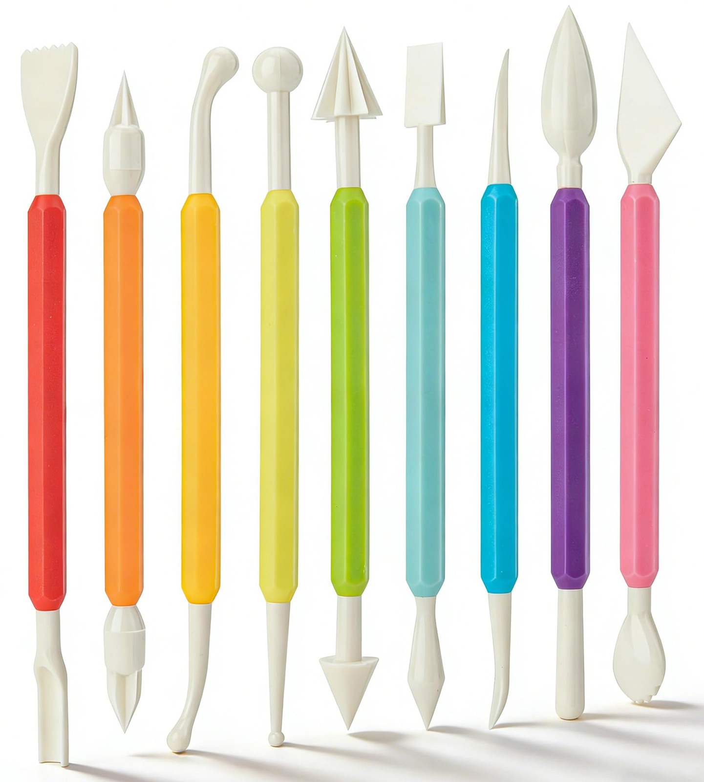 9Pcs Double-Ended Modeling Clay Tools Set for Kids and Adults, Crafting Supplies