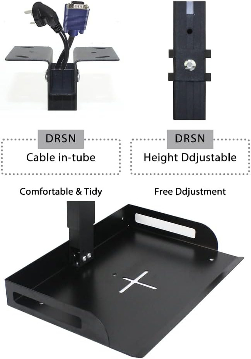 Universal Ceiling Mount with Tray for Projector/Camera ,Wall/Ceiling Mounting, N