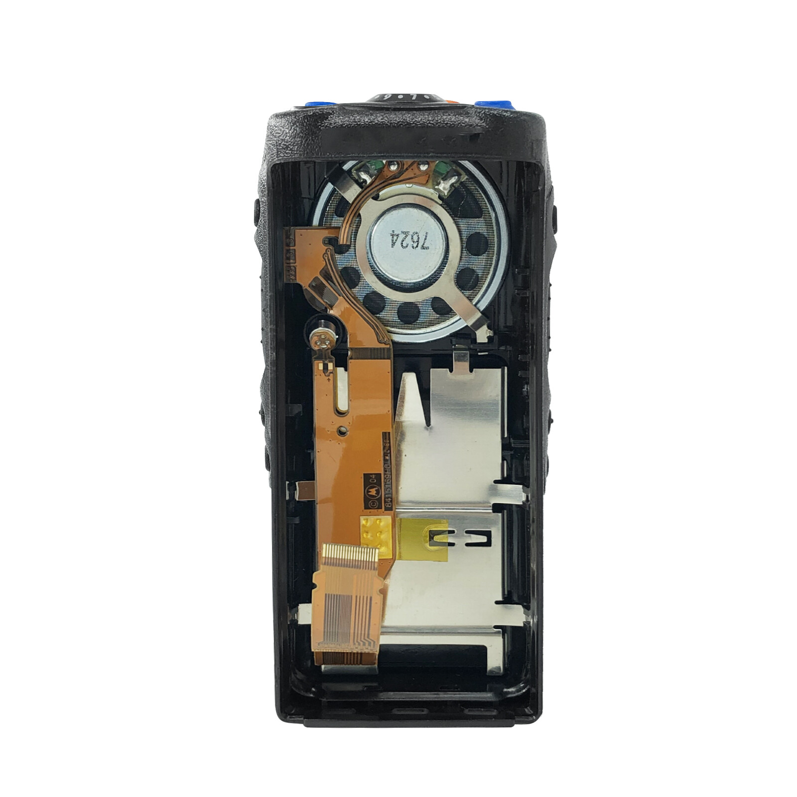 Black Replacement Front Housing Case With Speaker for HT750 Radio Handheld