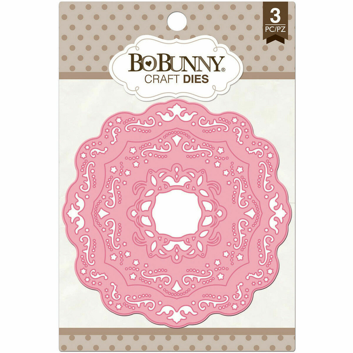 New BoBunny Ornate Doilies Die Cutting Dies 3PC 12839451