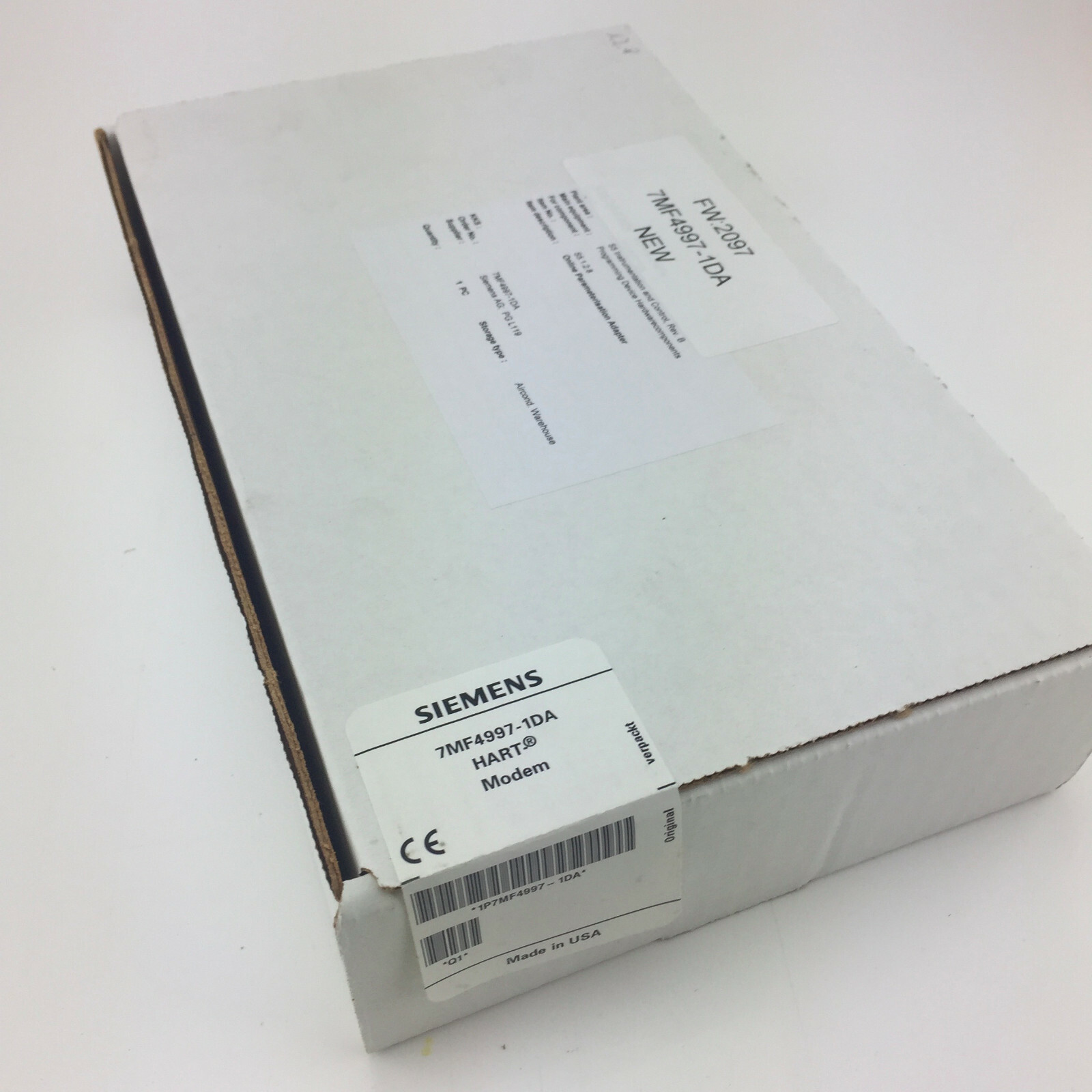 SIEMENS 7MF4997-1DA HART-MODEM WITH RS232- INTERFACE