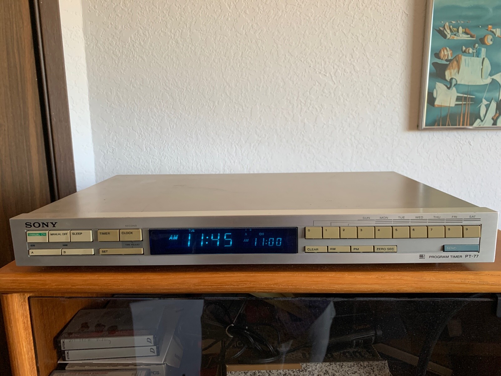 Vintage SONY Program Timer PT-77 with Manual