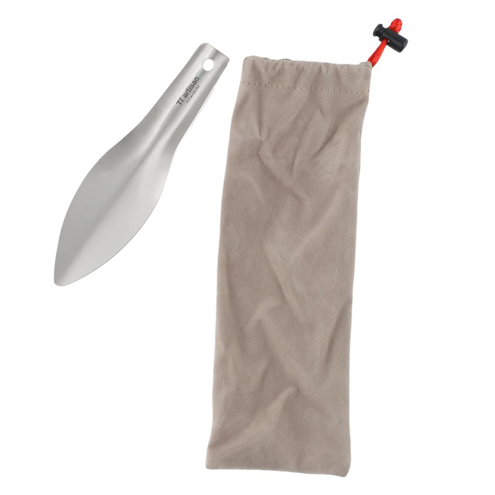 Titanium Shovel Lightweight Titanium With Storage Sack