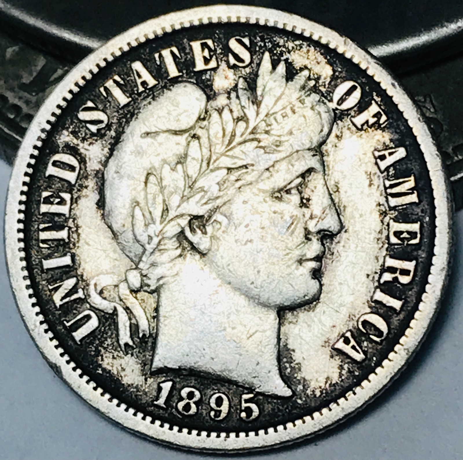 1895 S Barber Dime 10c Liberty Head Ungraded Choice 90% Silver US Coin CC30612