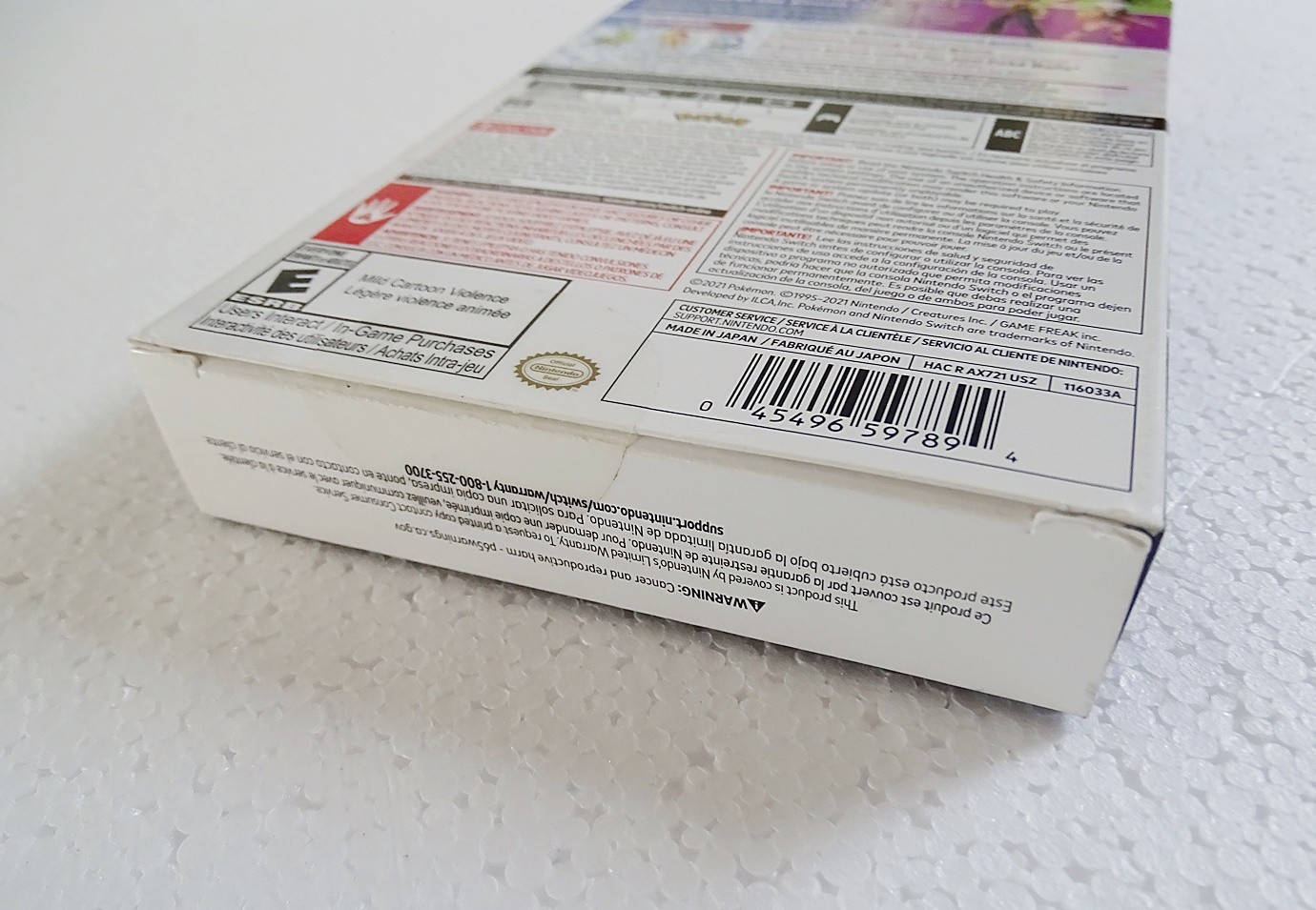 Pokemon Brilliant Diamond & Pokemon Shining Pearl (Switch) - Authentic Box Only