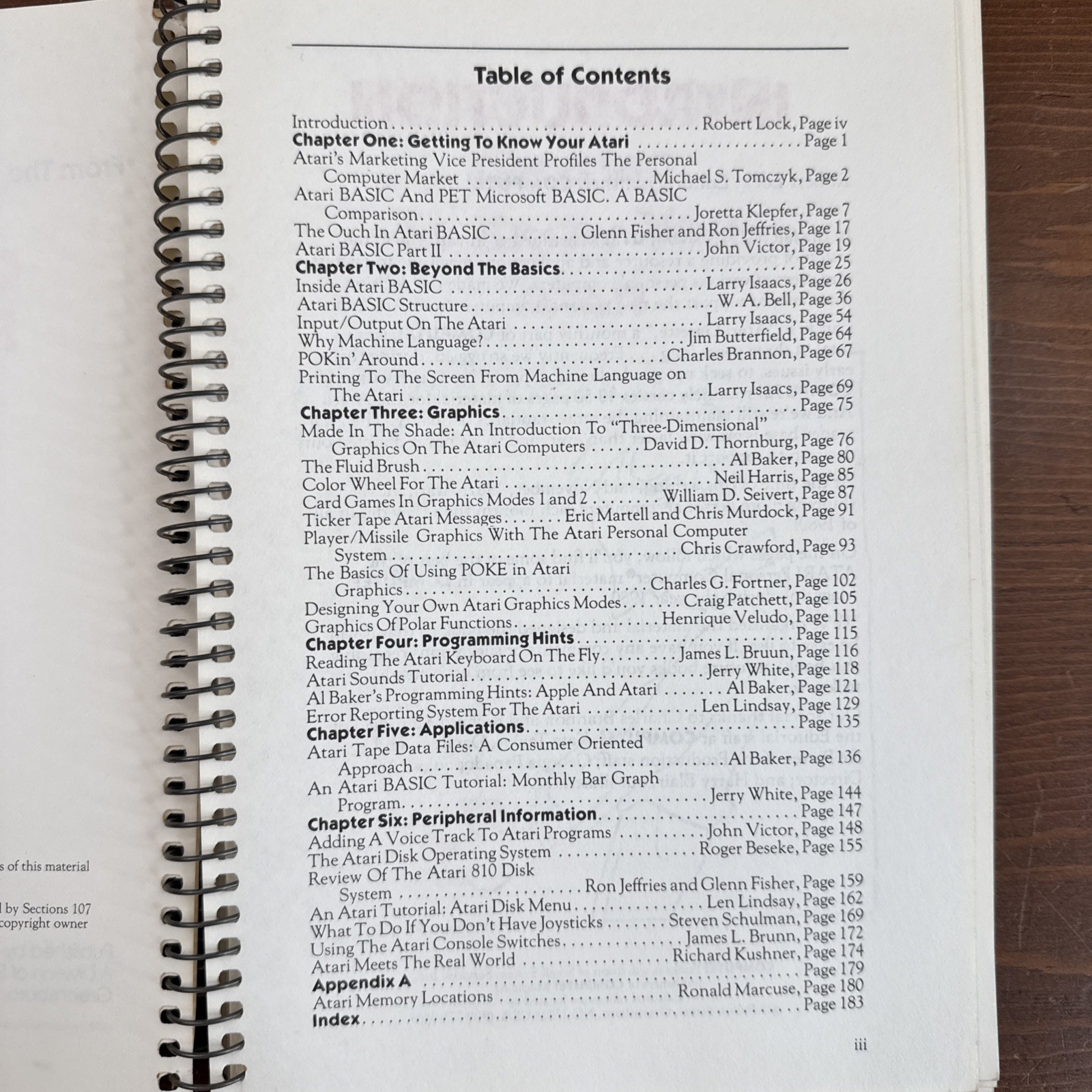 1981 COMPUTE!'s First Book of Atari 400/800 BASIC Programmer’s Guide Rare