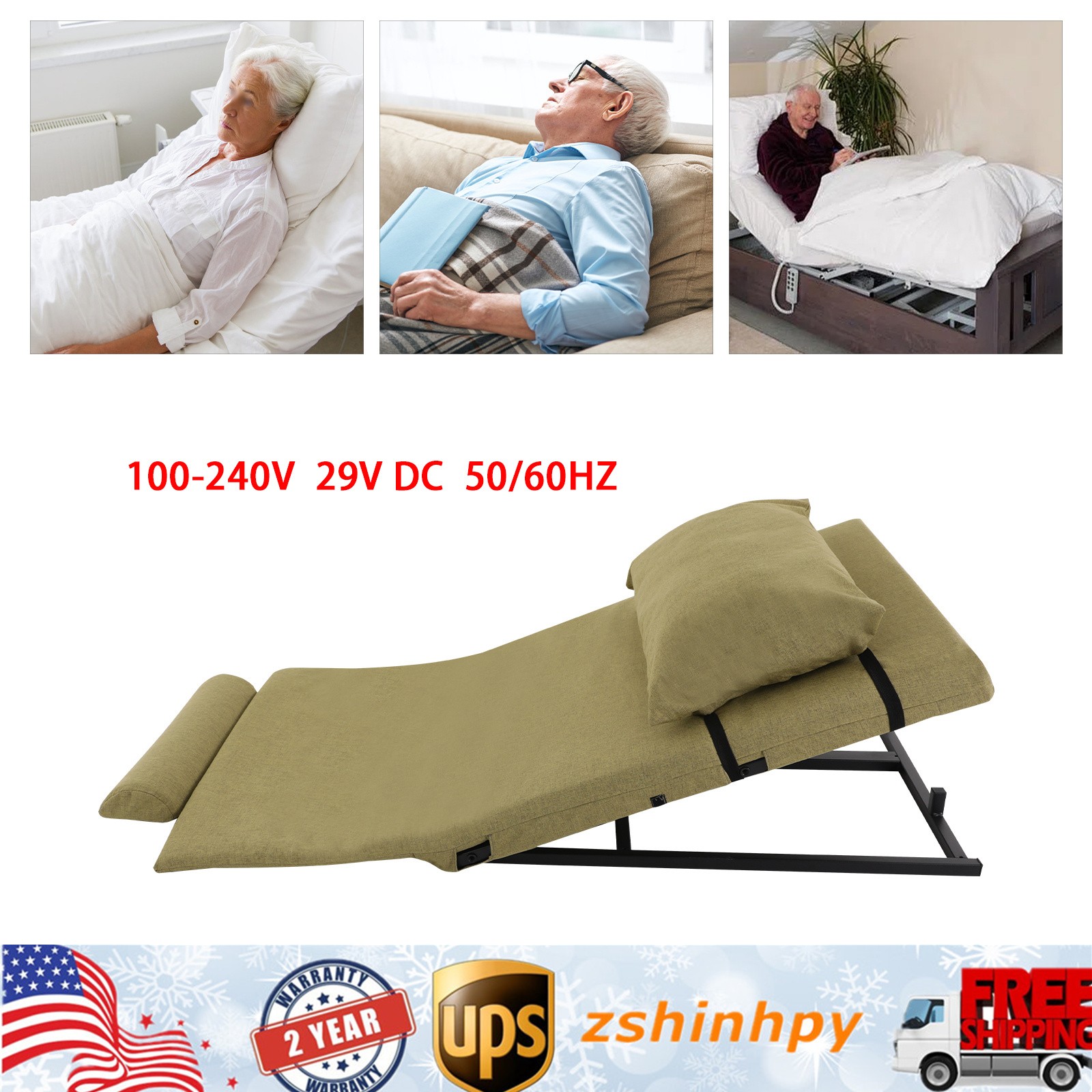 Electric Assisted Wake-up Device Electric Lifting Mattress Bed Backrest