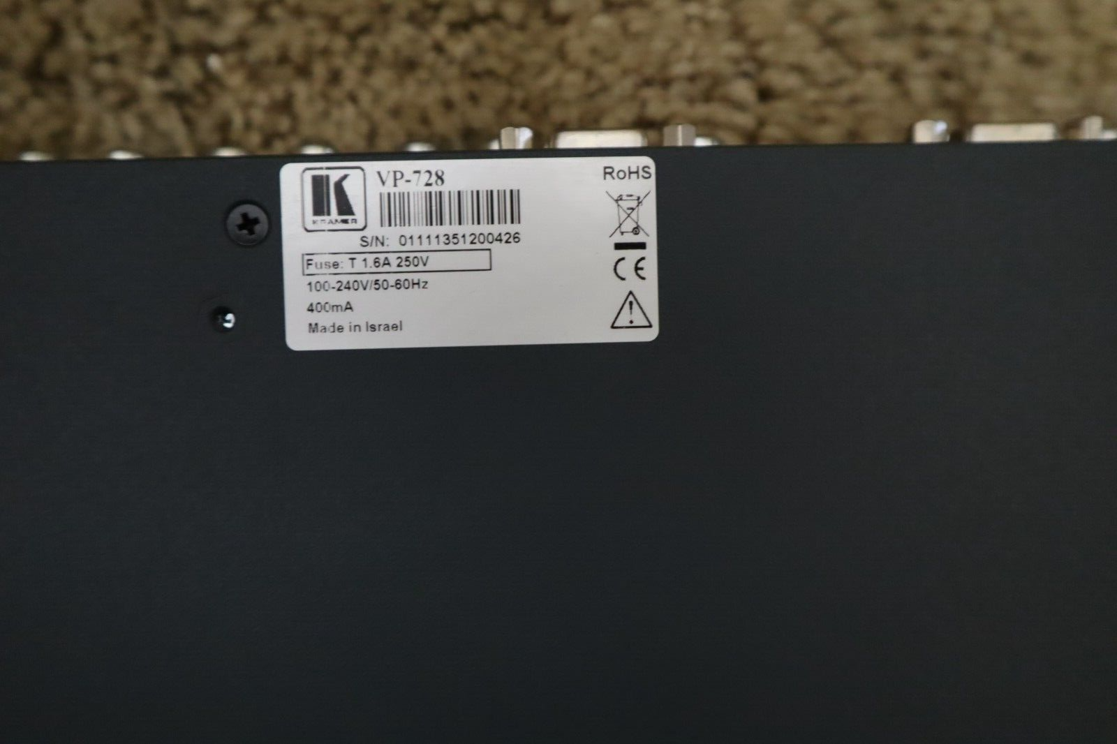 Kramer VP-728 9-Input ProScale HDMI HQV Digital Presentation Scaler/Switcher