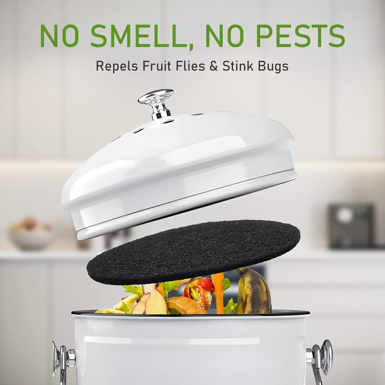 Kitchen Compost Bin Charcoal Filter Replacements, Compost Pail Carbon Filters