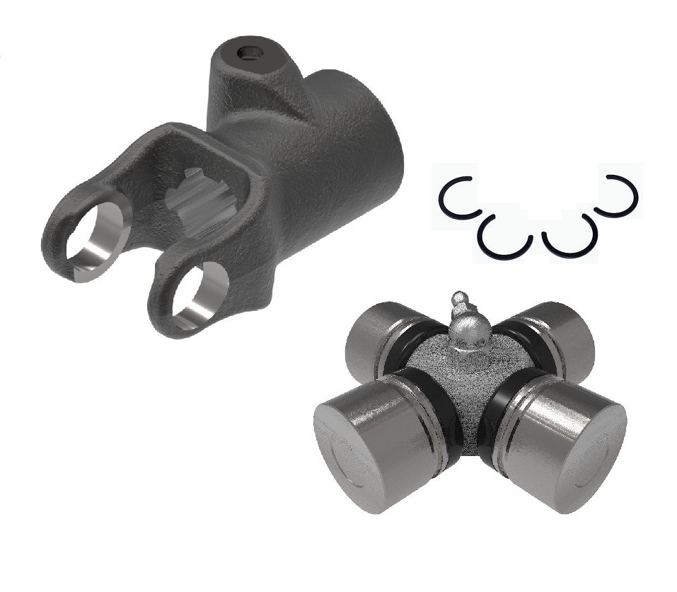 Weasler Cross/Bearing U-Joint Kit & Tractor Yoke 1-3/8" 6 Spline 44N Series