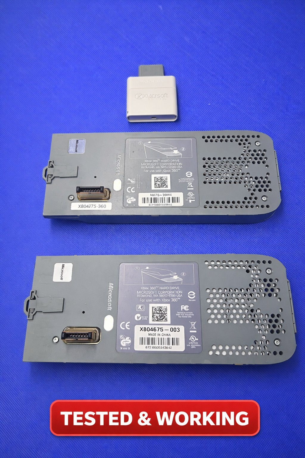 Xbox 360 Storage Bundle 2x 20GB Hard Drives + Memory Unit OEM Microsoft