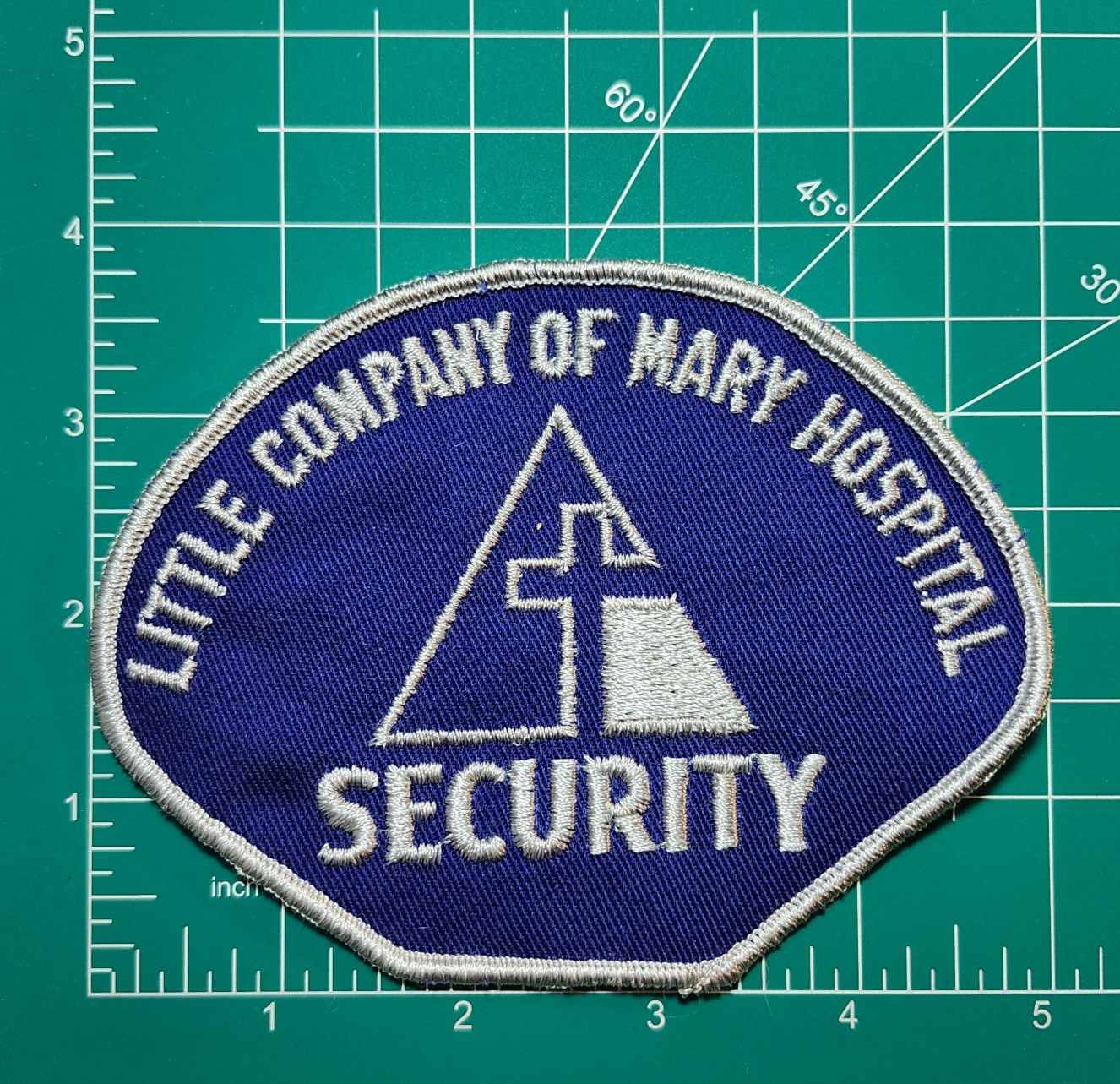 [2]   Little Company Mary Hospital Security | Embroidered Patch | 1990s Chicago
