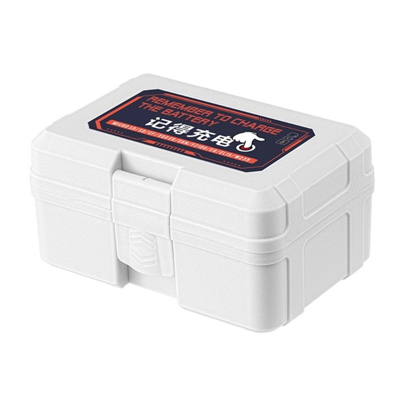 Shock Resistant Camera Battery Case Waterproof Design Multiple Storage Sections
