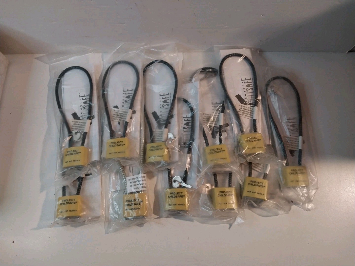 Project Child Safe Firearm Handgun Safety Cable Lock Brand New  11 Locks