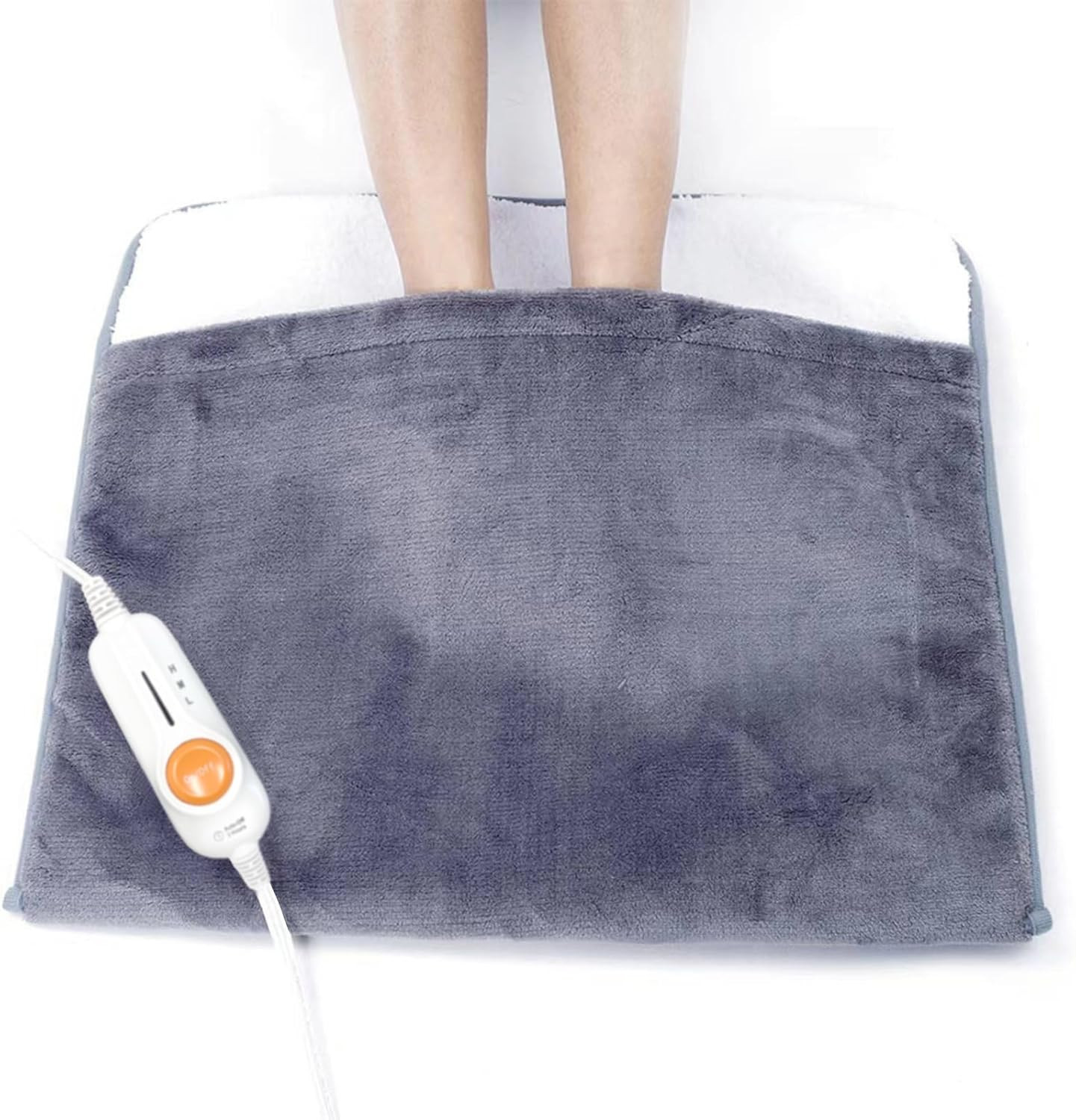 Electric Heated Foot Warmers for Men and Women,Foot Heating Pad Electric with Fa