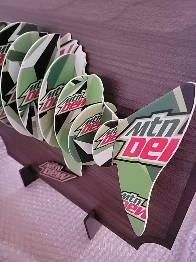Mountain Dew Mounted Fish Display