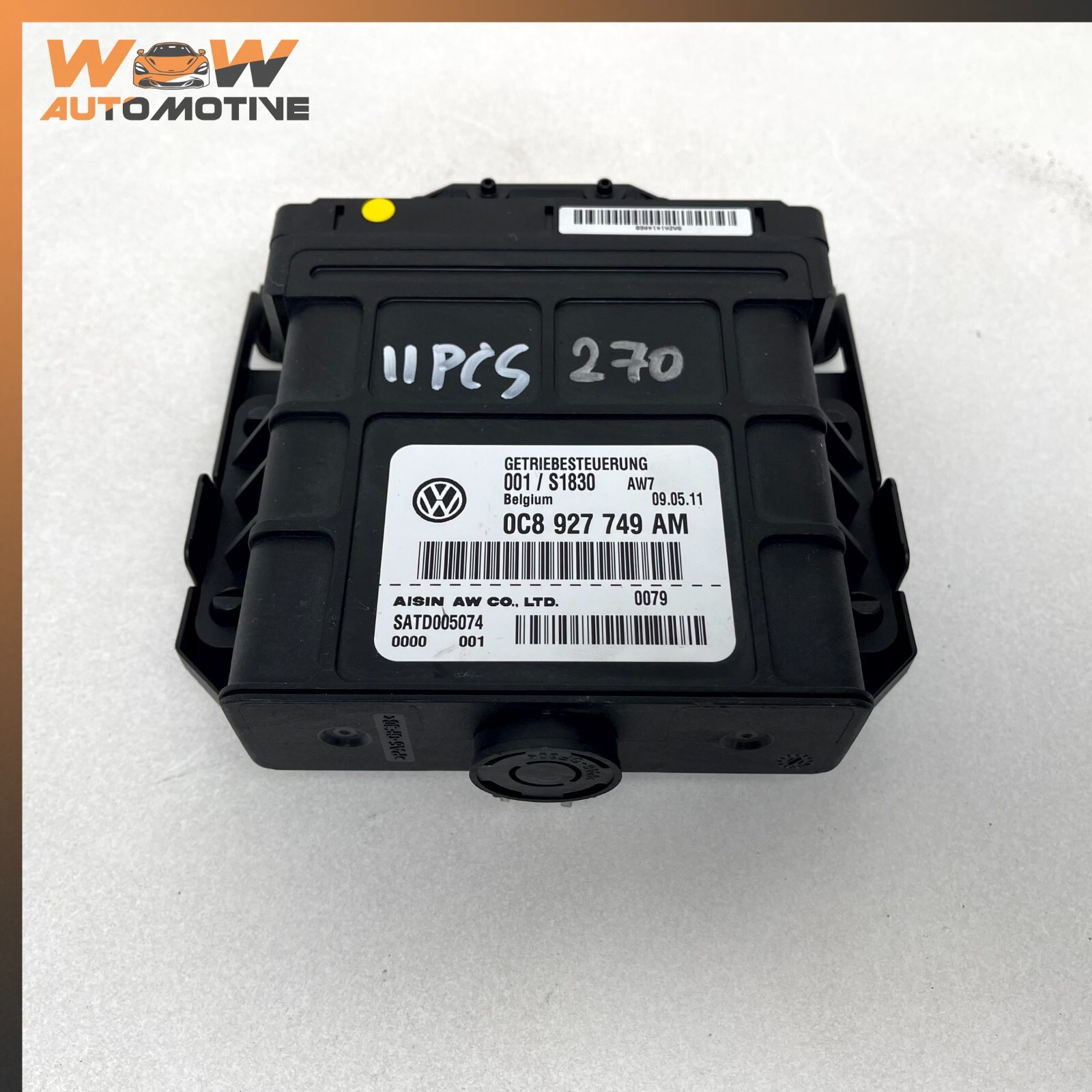 11-14 PORSCHE CAYENNE 4.8L ENGINE AT AUTOMATIC TRANSMISSION CONTROL MODULE OEM