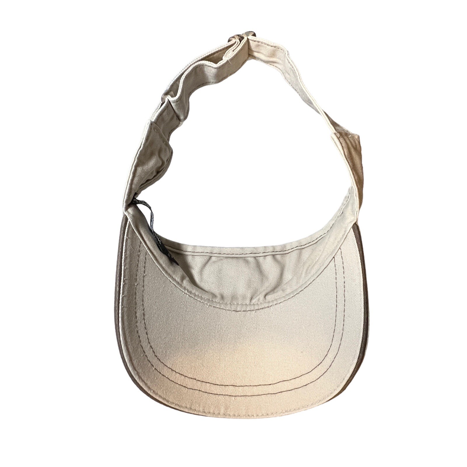 San Diego Zoo & Safari Park Sun Visor Hat Light Khaki Tan Adjustable Cotton