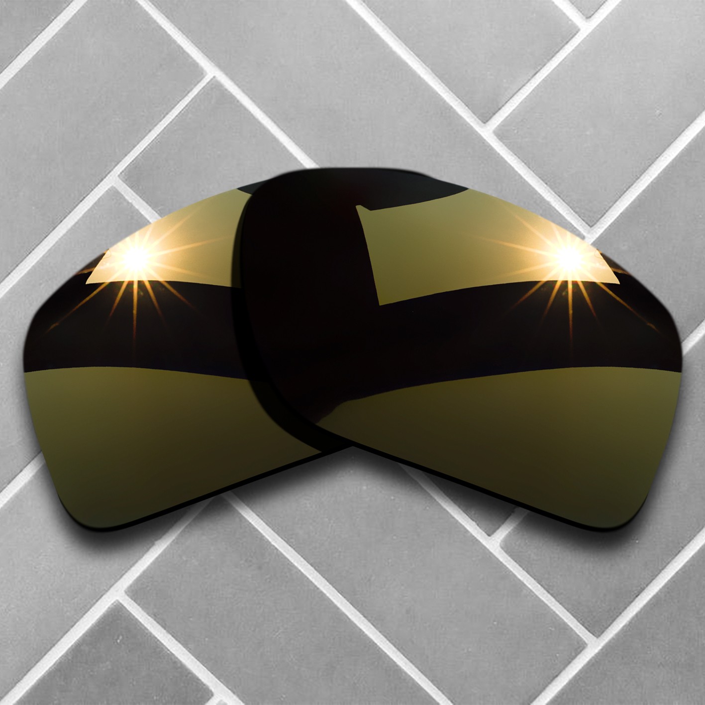 Polarized Copper Replacement Lenses for-Oakley Gibston