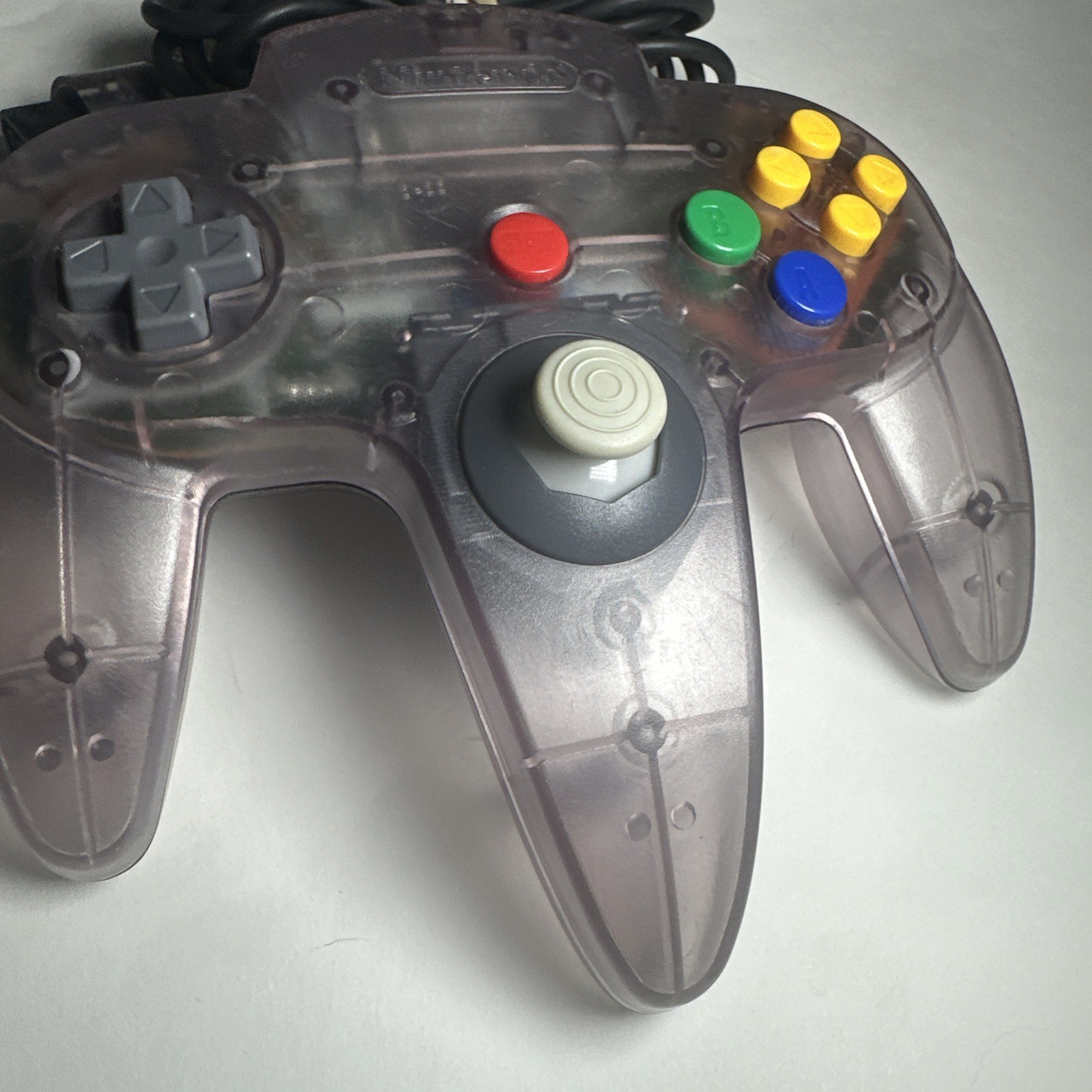 Nintendo 64 N64 Controller OEM Atomic Purple Hall Effect Analog Stick NUS-005
