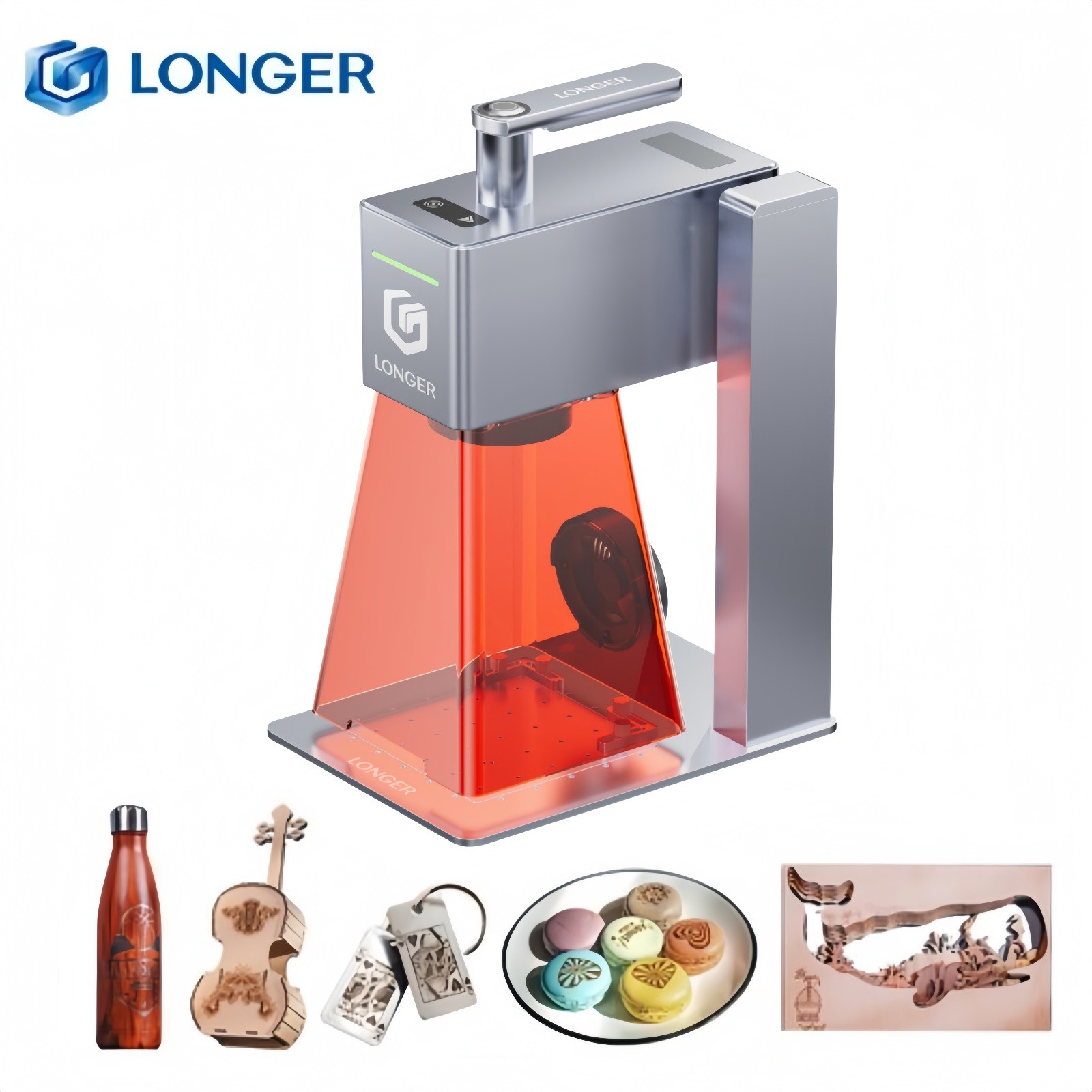 Longer Nano Pro 12W Portable Laser Engraving Machine 5000mm/s & 0.01mm Accuracy