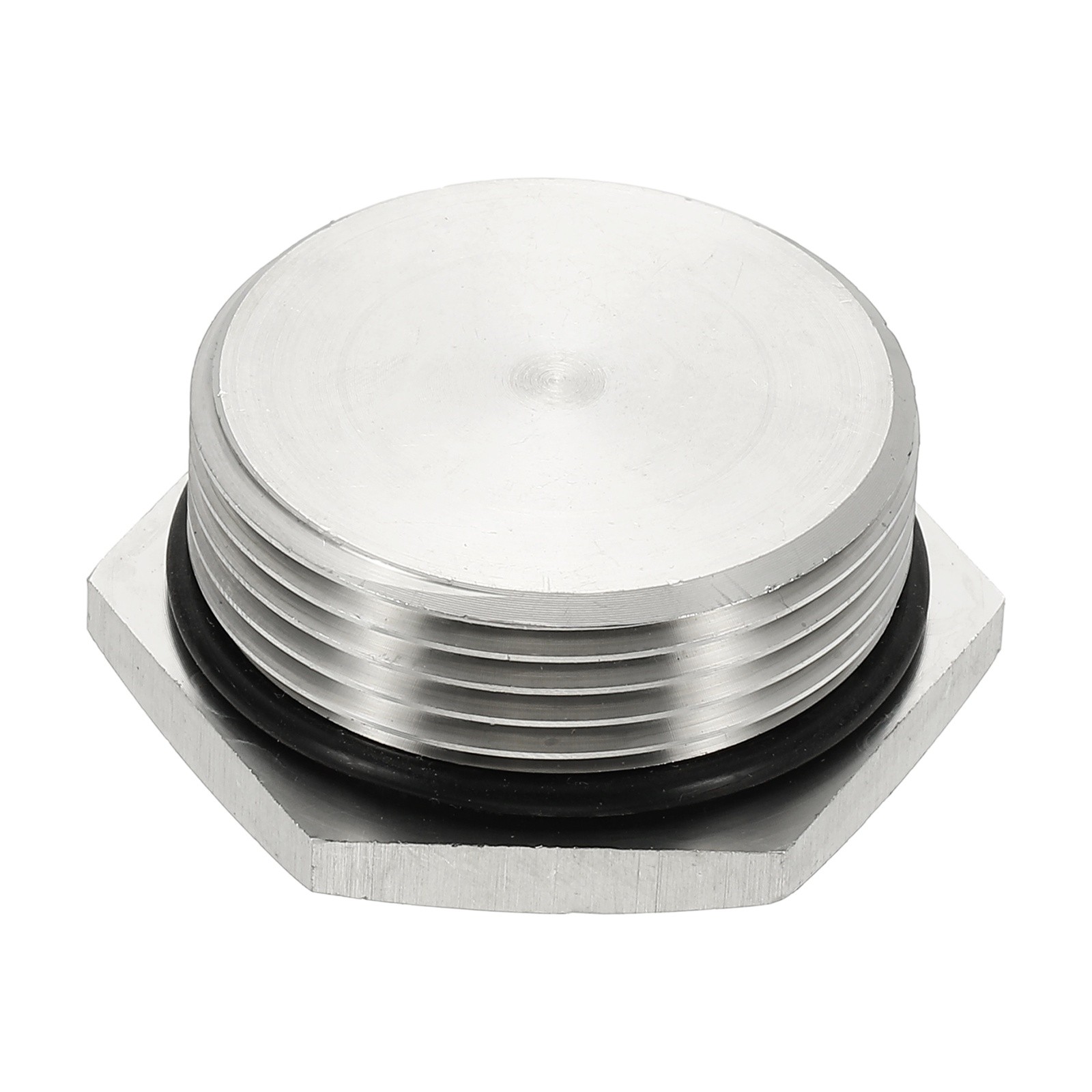 NPT Pipe Plug Fitting 304 Stainless Steel NPT1-1/4 with Sealing Rubber Ring