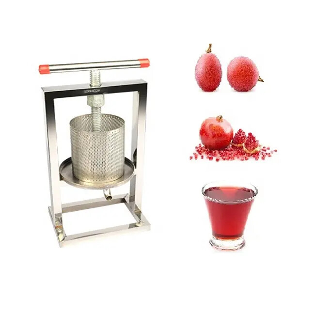 0.53Gallon Wine Presser Grapes Extractor Vegetable Fruits Press Squeezer Machine