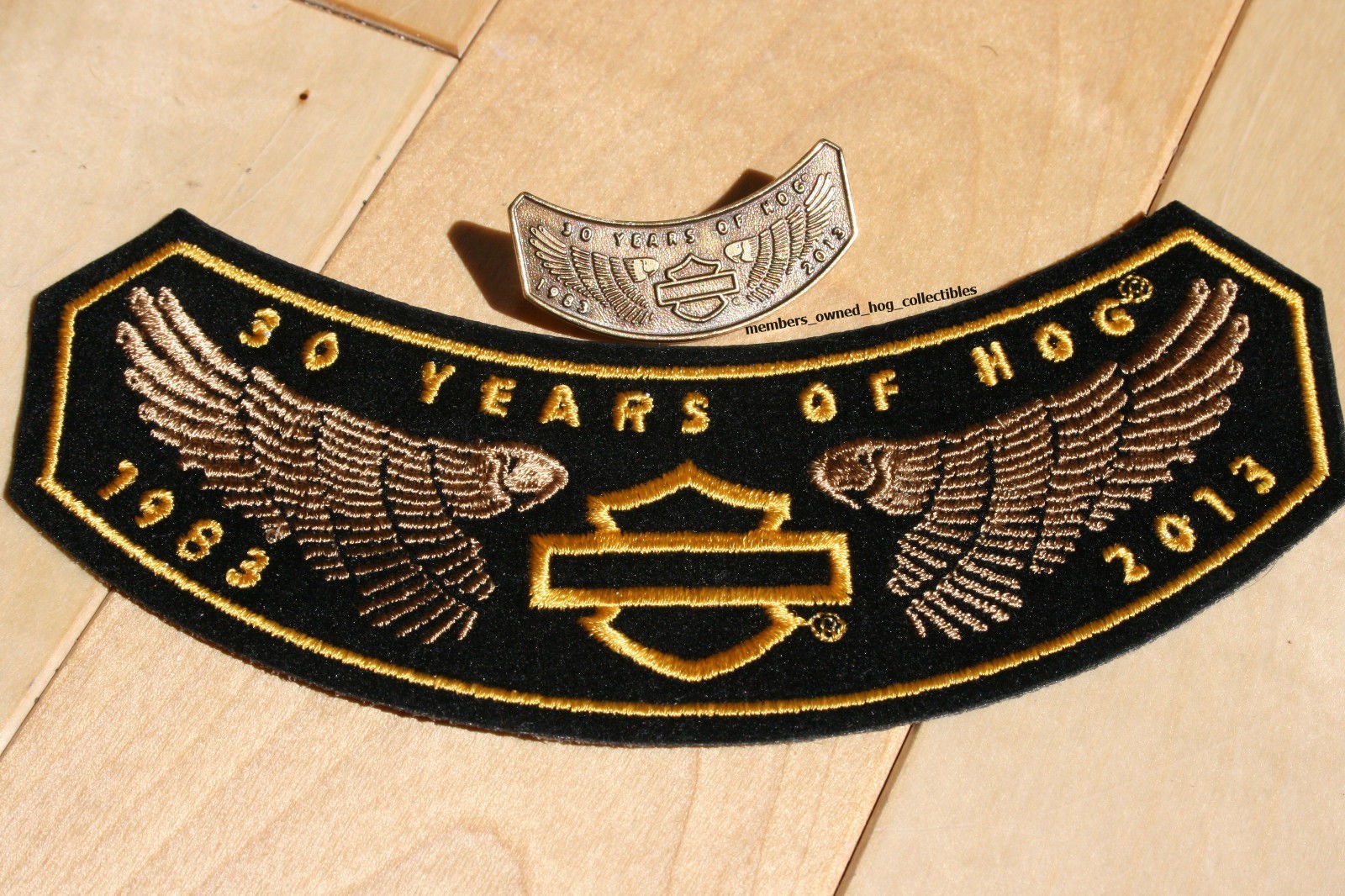 2013 HOG Patch & Pin membership set - Harley Owners Group