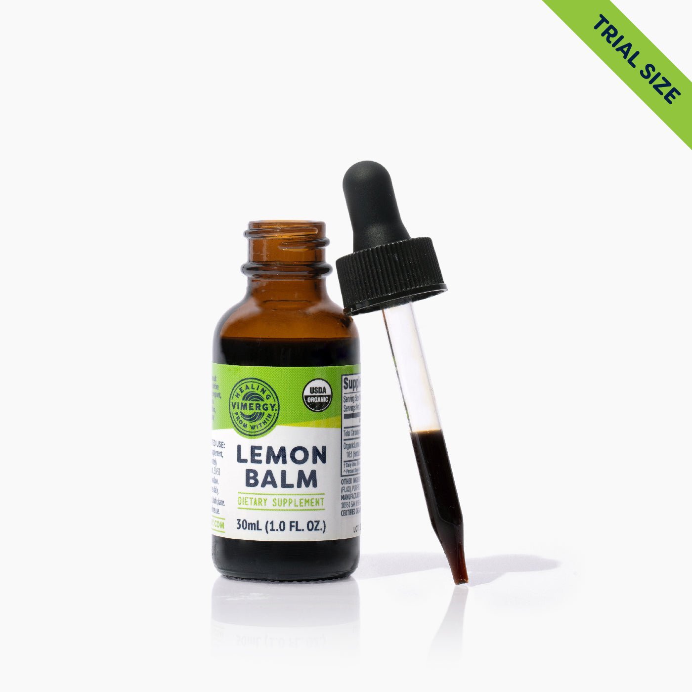 Vimergy USDA Organic Lemon Balm Extract, 115 Servings – Supports Calm