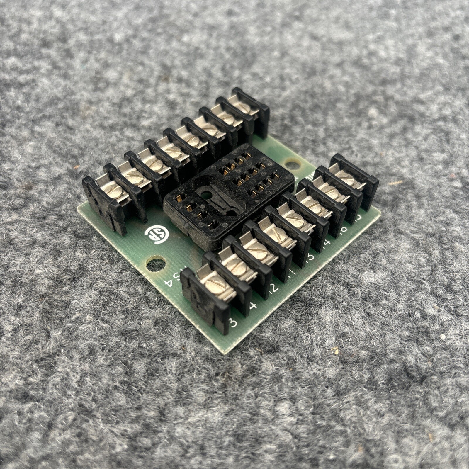 Lot Of 2 - Curtis RS4 Relay Socket Board Used