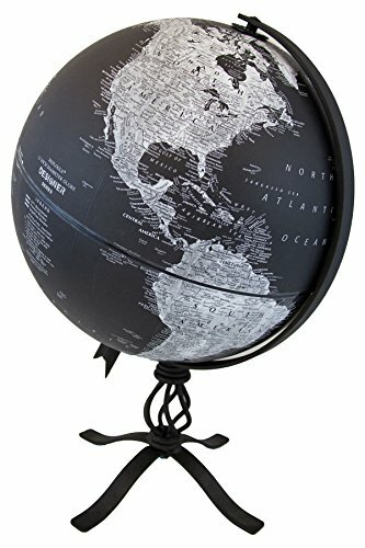 Replogle Hamilton Desktop Globe, Black