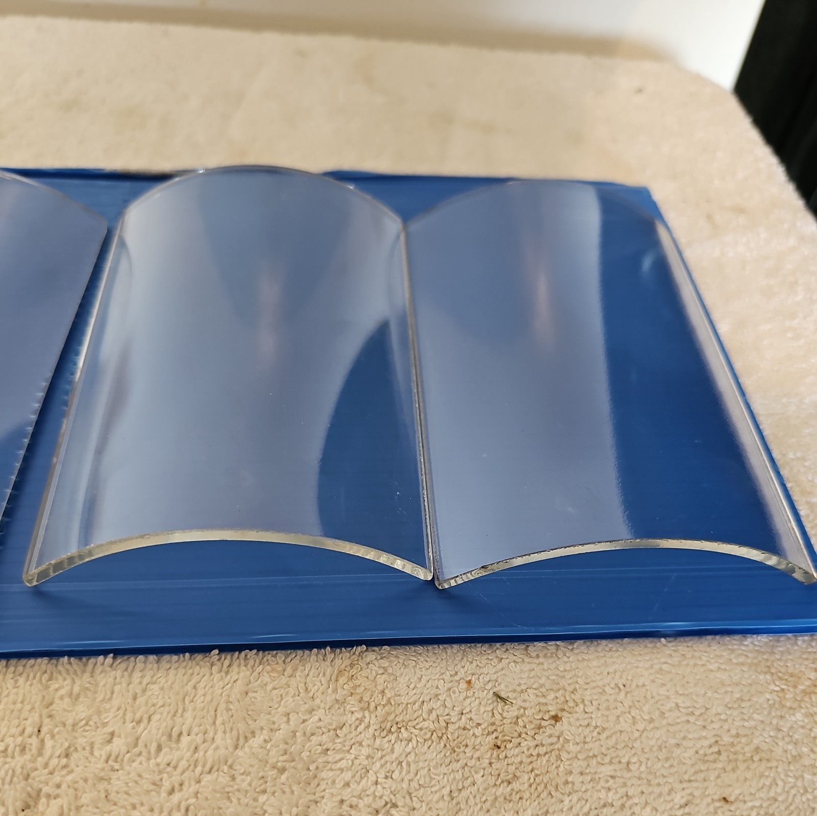 Coleman 252A Lantern Milspec UNMARKED Quad Glass set