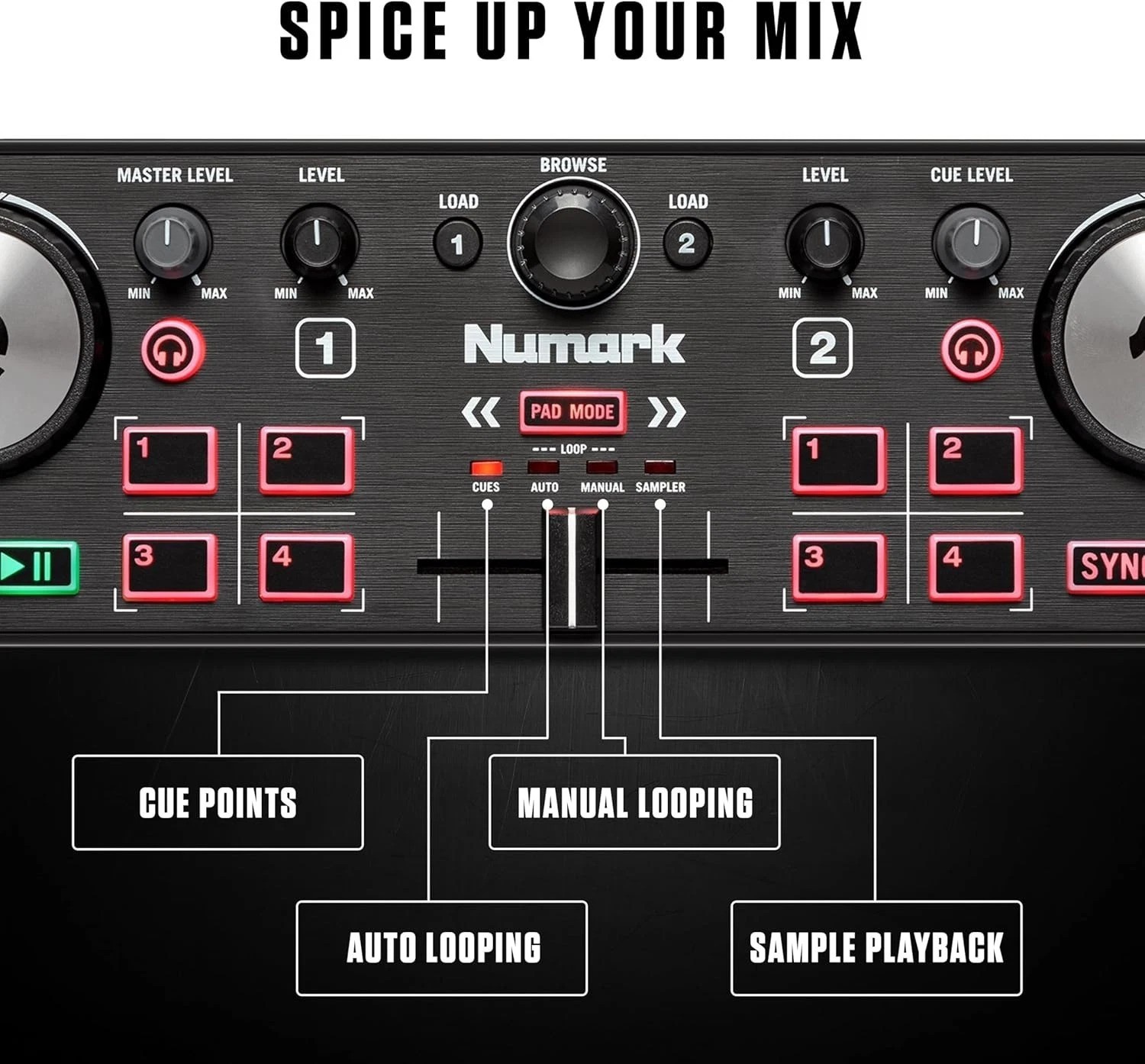 DJ2GO2 Touch - Portable DJ Controller with Access to Major Streaming Services