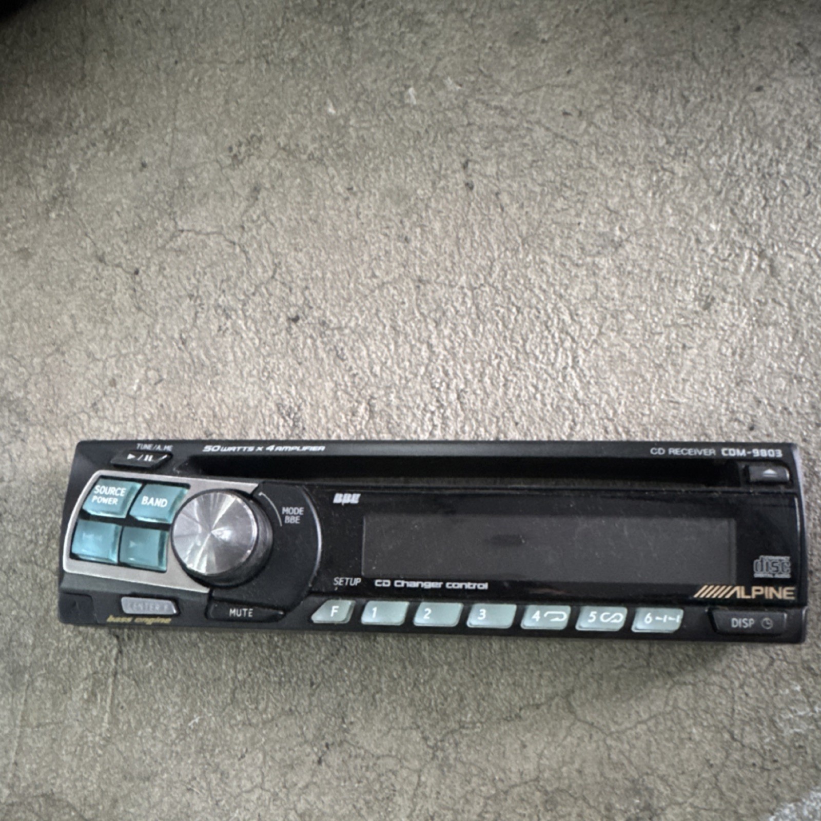 Alpine CDM-9803 Car Audio Car Stereo CDM-9803 Replacement Faceplate