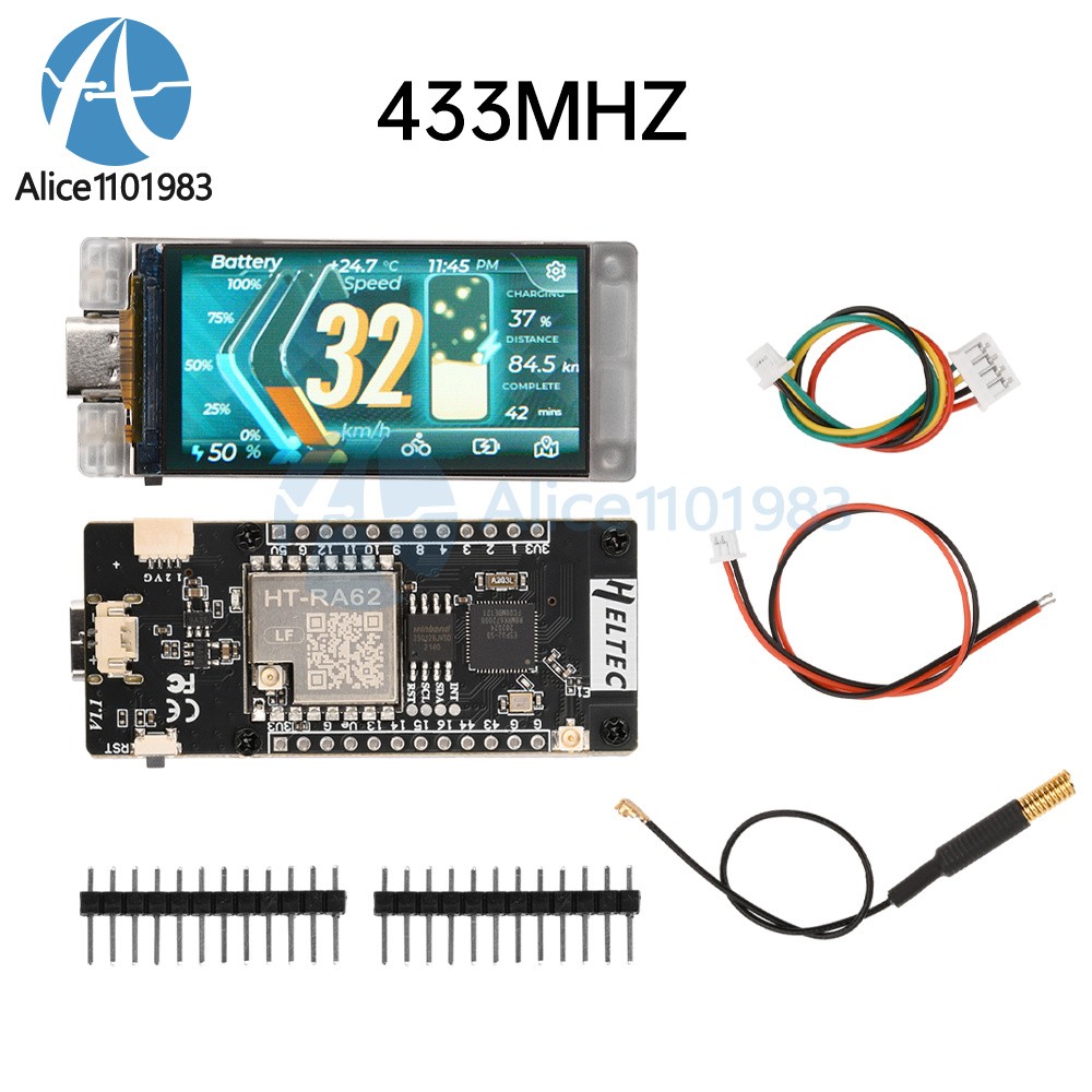 1.9Inch TFT ESP32-S3R8 LoRaWAN WIFI Bluetooth Development Board HT-VMT190 Module