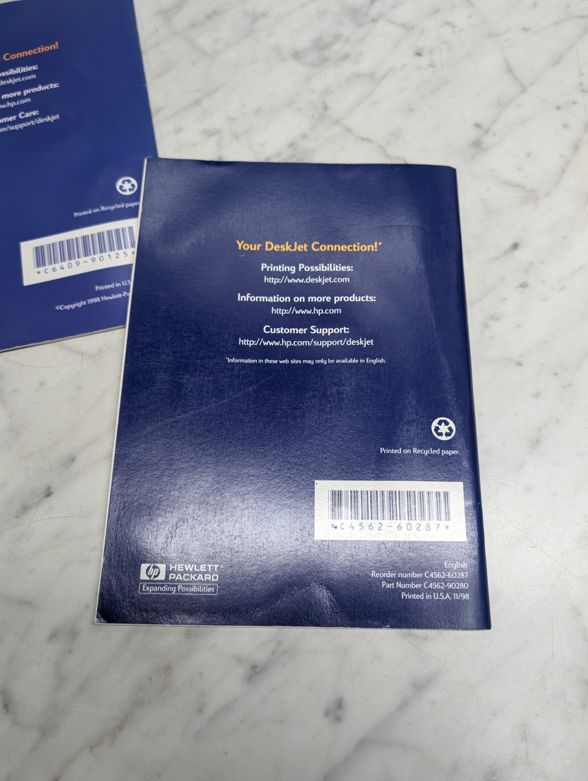 HP DeskJet 695C/697C Series Printer User's Guide Manual Hewlett Packard