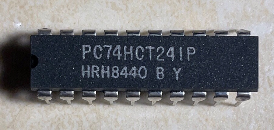 Phillips PC74HCT241P Octal Bus/Line Driver - NOS