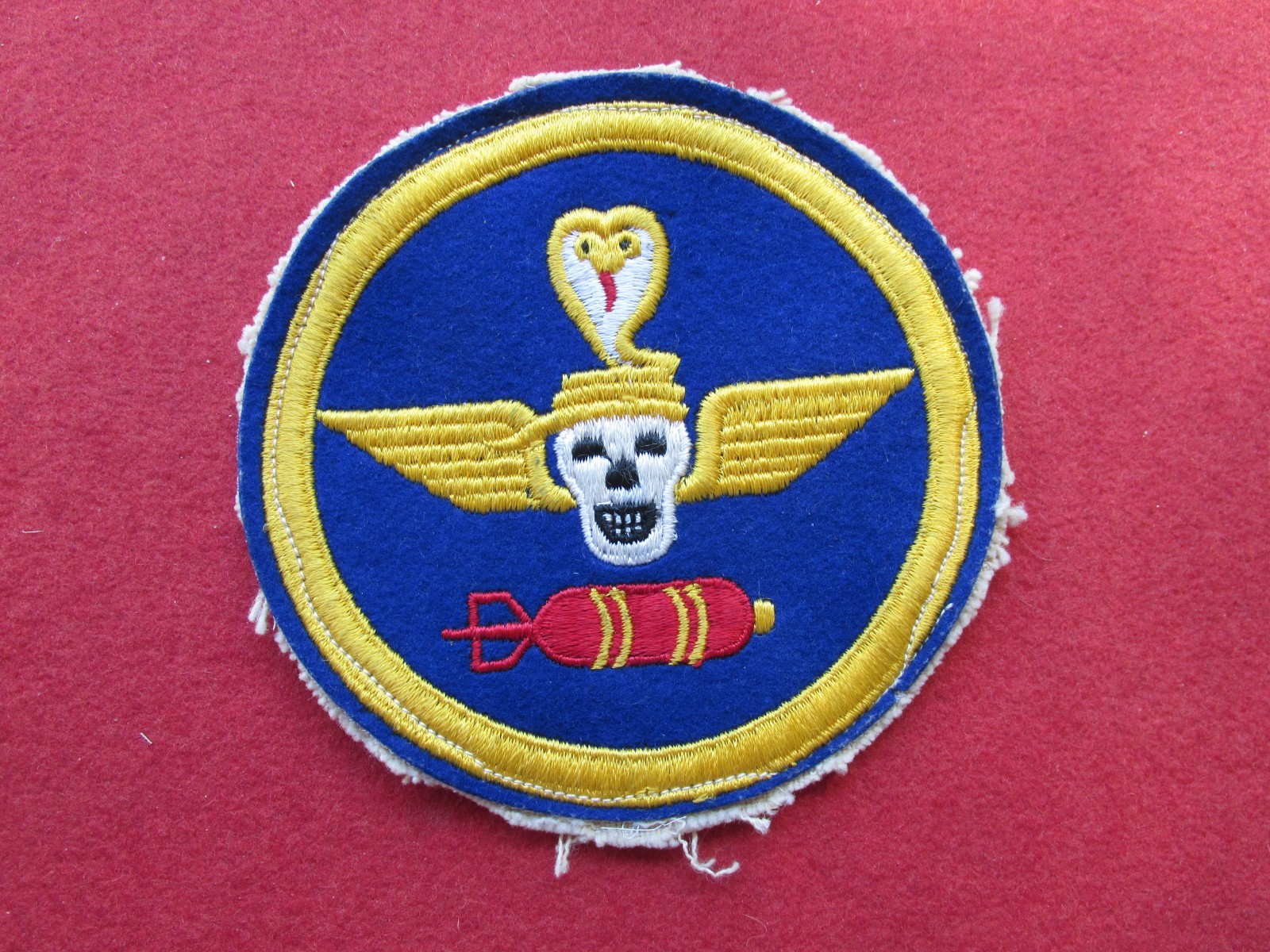 First  1st Composite Squadron Patch 5 inch wool no glow 3rd AAF
