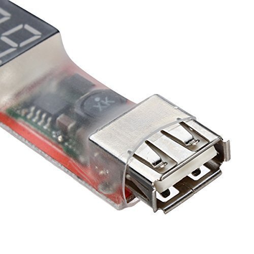 XT60-Plug Connector to USB Plug with Voltage LCD Display for iPhone Android