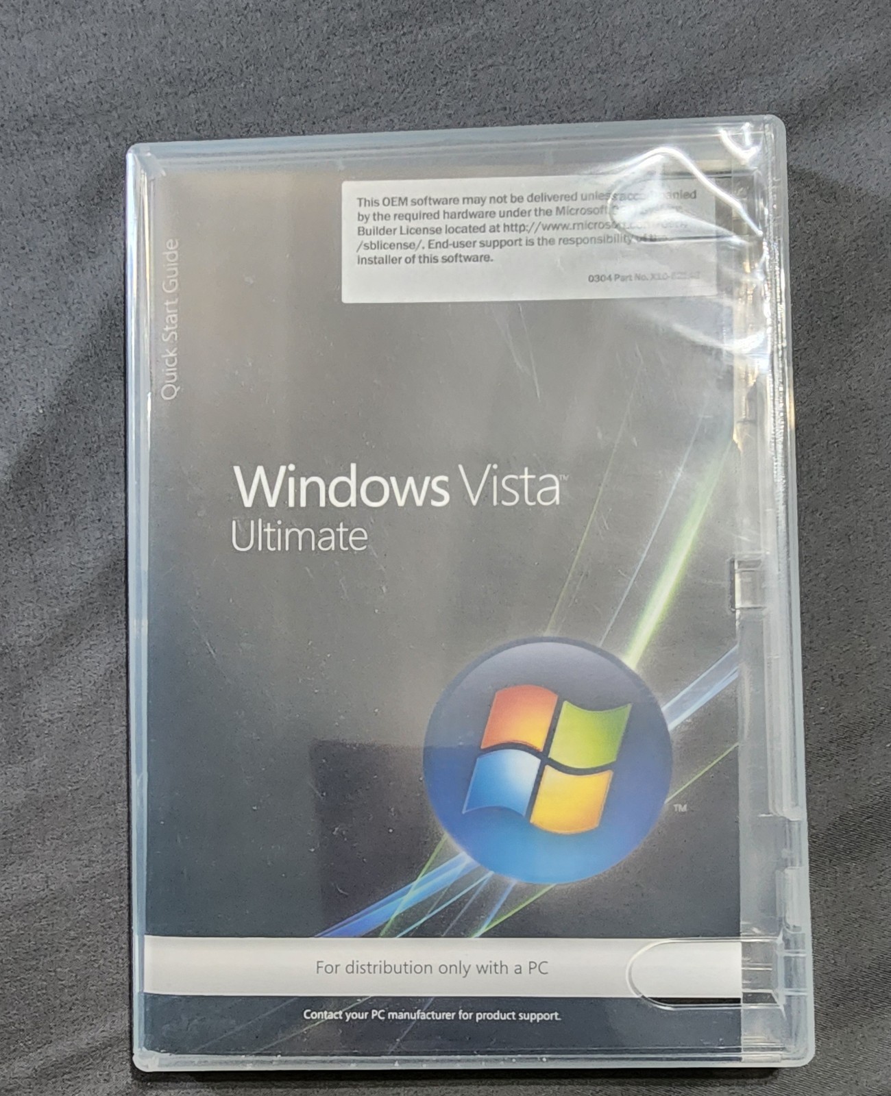 Windows Vista Ultimate DVD & Product Key 32 Bit