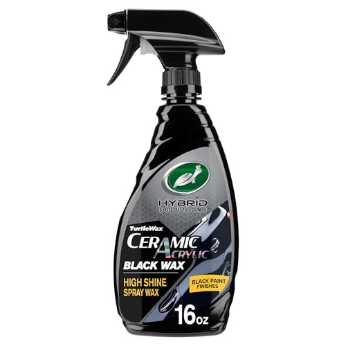 Hybrid Solutions Ceramic Acrylic Black Car Wax Spray, Restores Apperance of