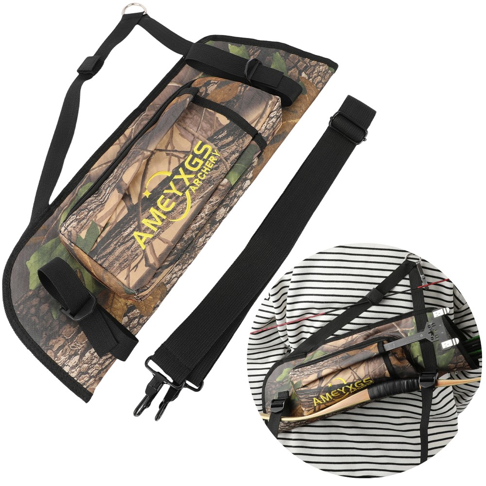 Archery Arrow Quiver Shoulder Traditional Recurve Bow Target Shooting Practice