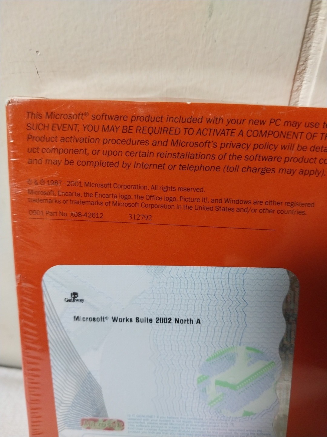 Microsoft Works Suite 2002 Software CD with Product Key ~ Brand New Sealed