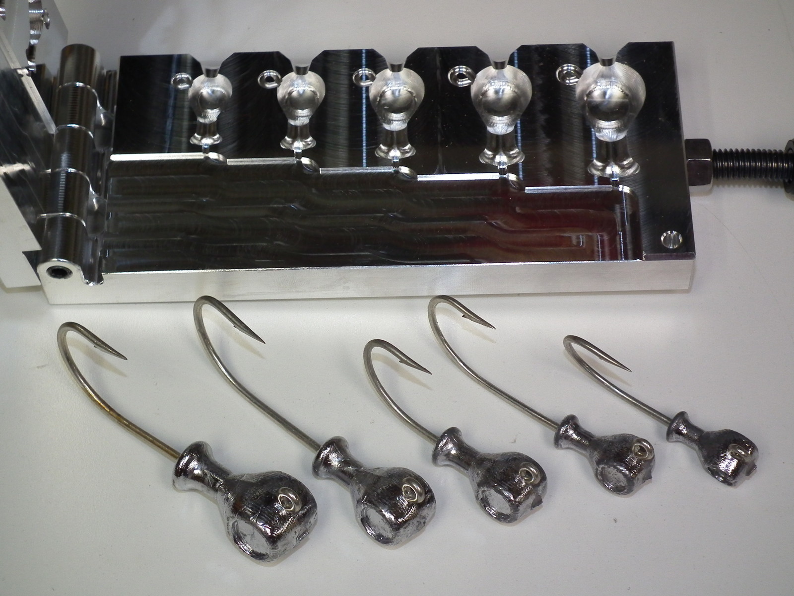 Saltwater Asprinhead Jig mold 3/4 - 3oz CNC Aluminum Cobia