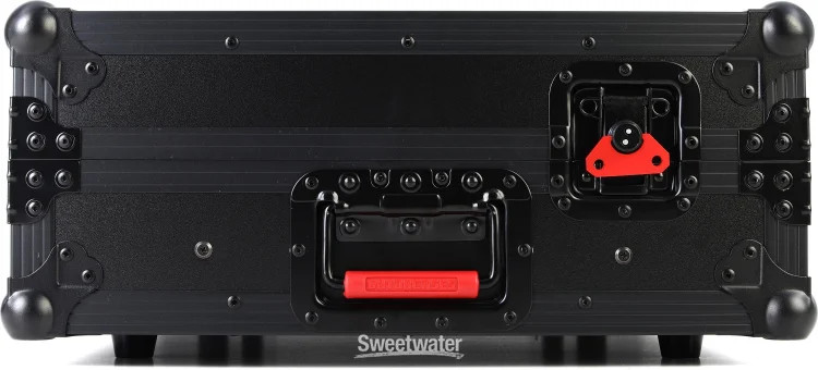 Pioneer DJ DDJ-FLX10 DJ Controller and Upper Deck Flight Case with LED Lights -