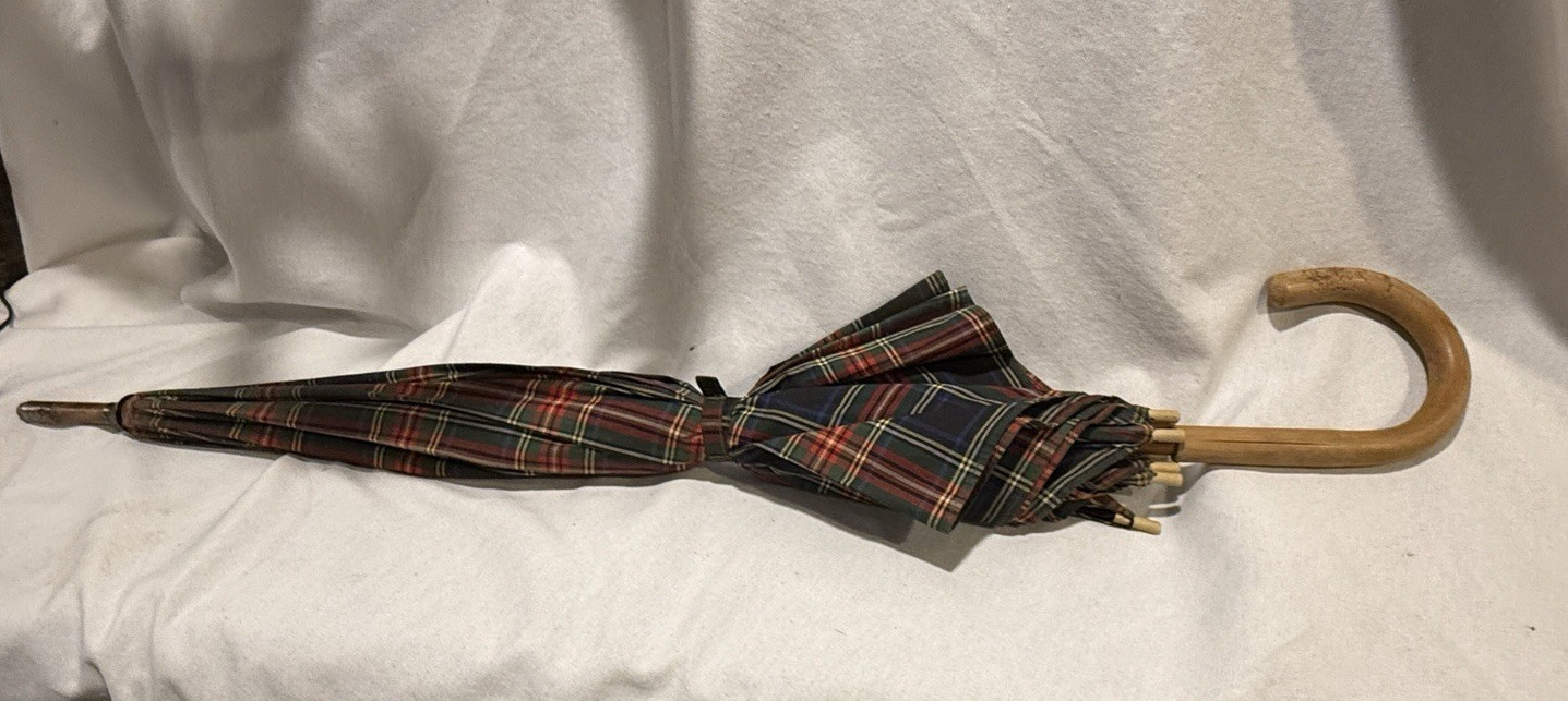 Tartan Walker / Golf Umbrella by Dotty Smith of Lakeville Connecticut