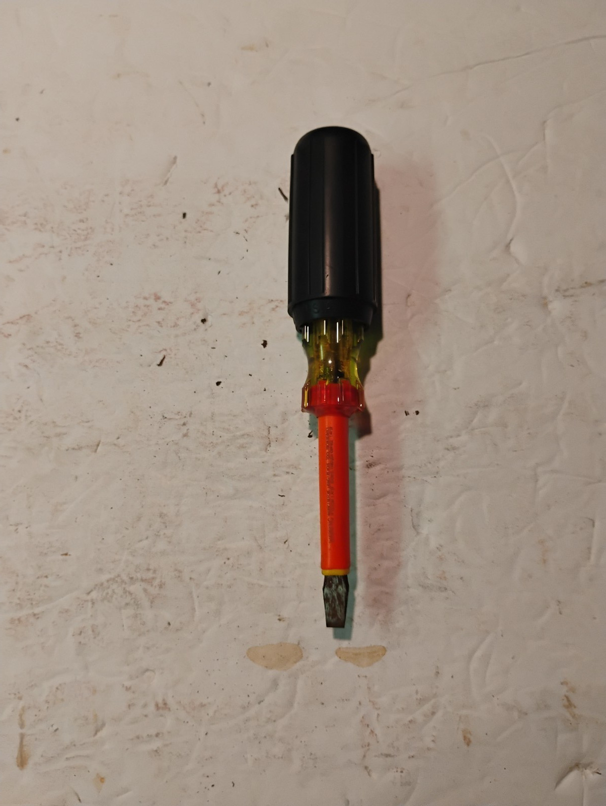 Cementex Y6-CG 6" Slotted Insulated Screwdriver, 5/16" Tip
