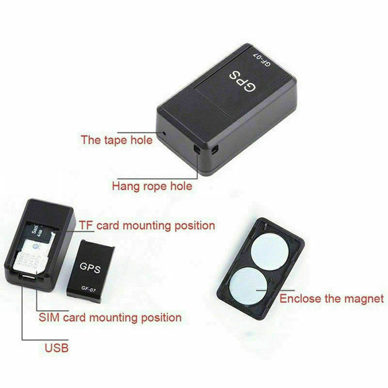 Magnetic GPS Mini Tracker Real-time Car Vehicle Wireless Tracking Locator GF07